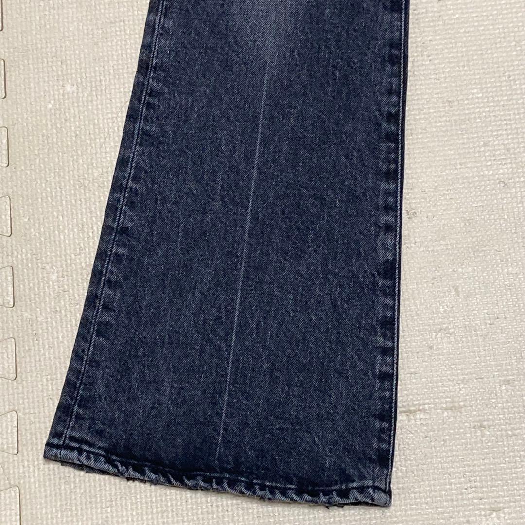 MOUSSY MVS BLACK FLARE ブラック　フレア　22