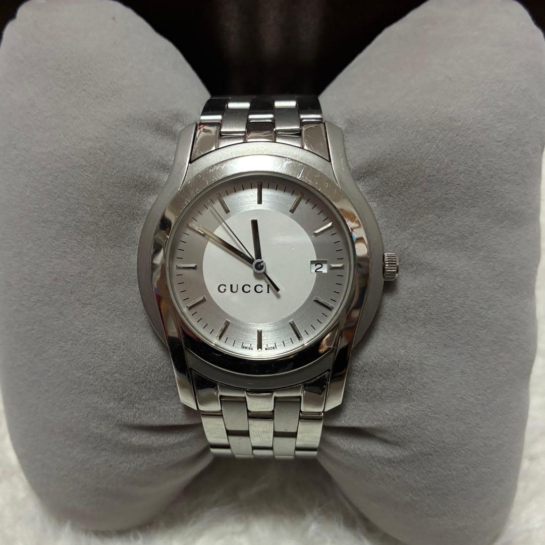 【大幅お値下げ】GUCCI シルバー アナログ時計