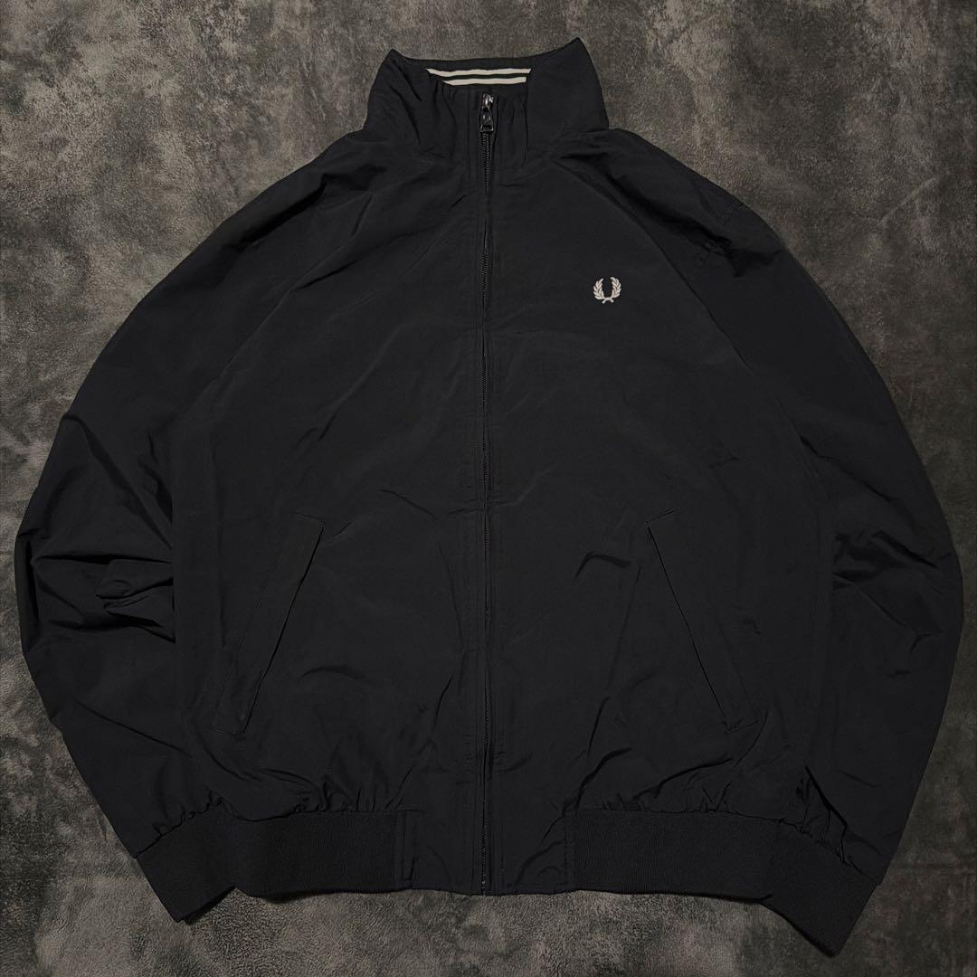 フレッドペリー　ジャンパー　ジャケット　刺繍　古着