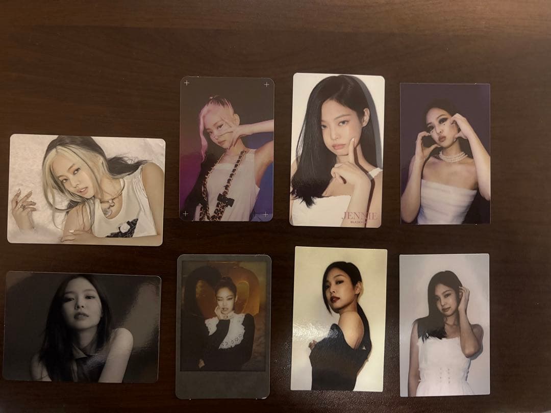 d*9様 BLACKPINK JENNIE ユニバ特典 トレカ8枚セット