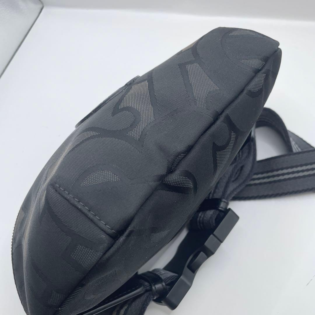 特価✨ バーバリー TBロゴ ウエストバッグ モノグラム ブラック ナイロン