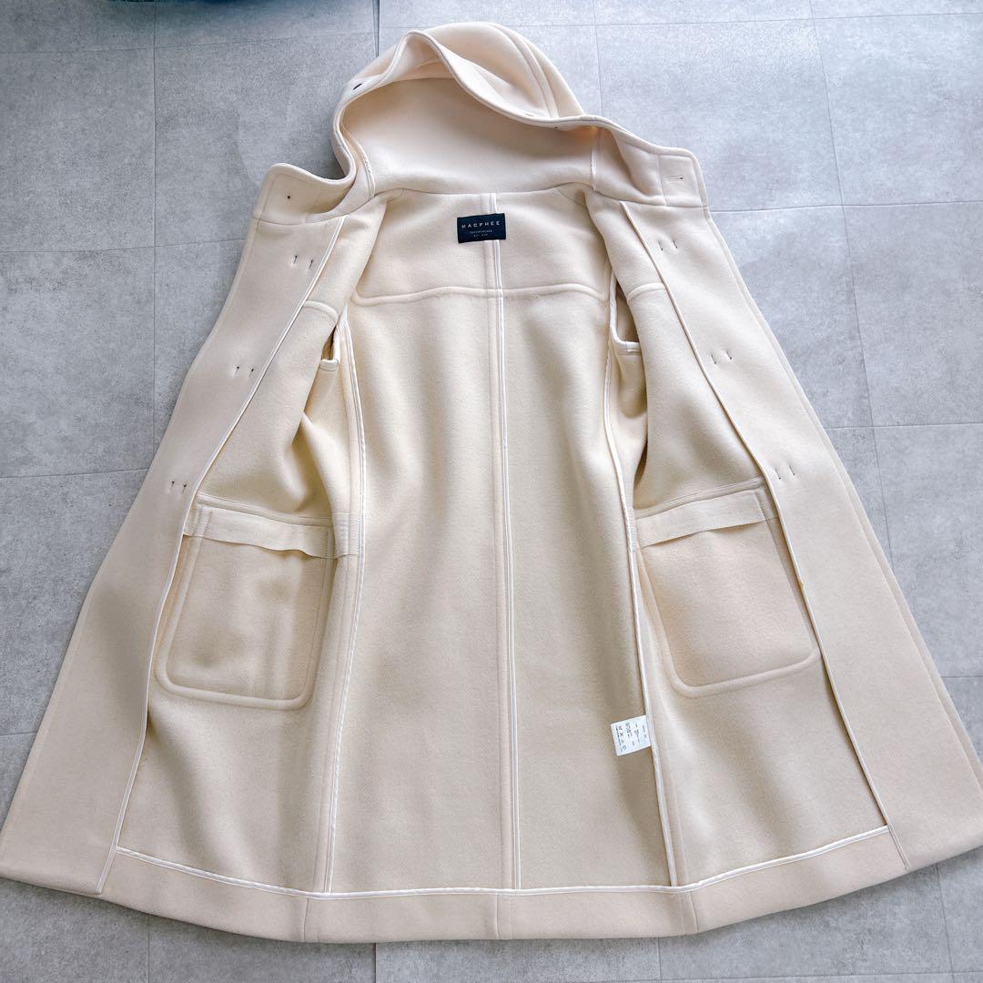 美品✨ マカフィー トゥモローランド ダッフルコート ロング コート 白 36