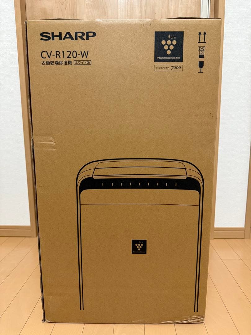 SHARP CV-R120-W プラズマクラスター除湿乾燥機2024年製