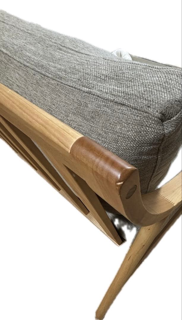 【期間限定】ニトリ　グレー　3人掛けソファ　アルナスKD