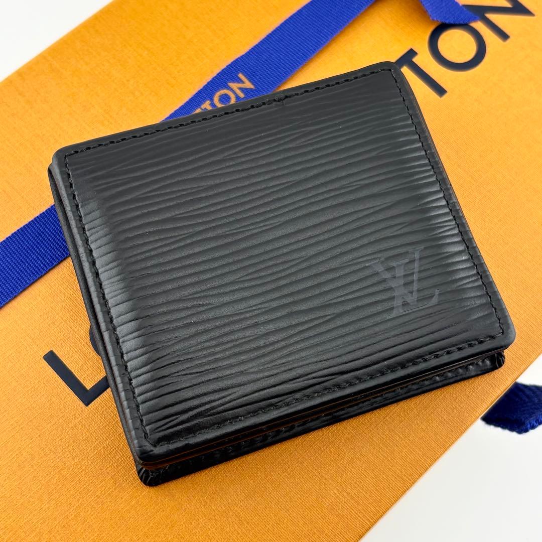 【美品】ルイヴィトン　ポルトモネボワット　エピ　ケース　小銭入れ　黒