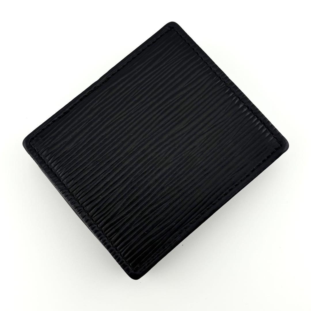 【美品】ルイヴィトン　ポルトモネボワット　エピ　ケース　小銭入れ　黒