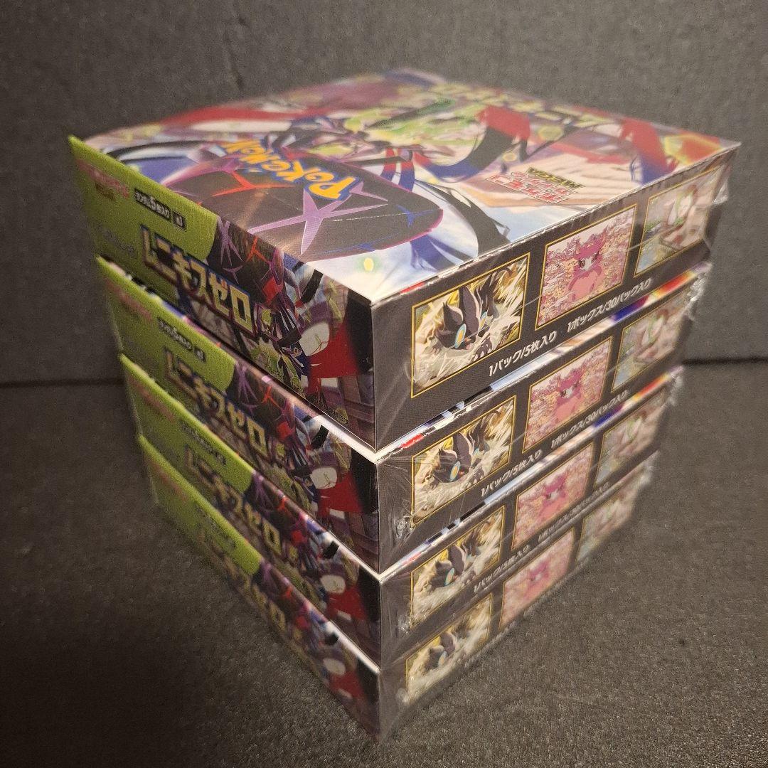 【シュリンク付き】ポケカ ムニキスゼロ 4BOX 新品未開封