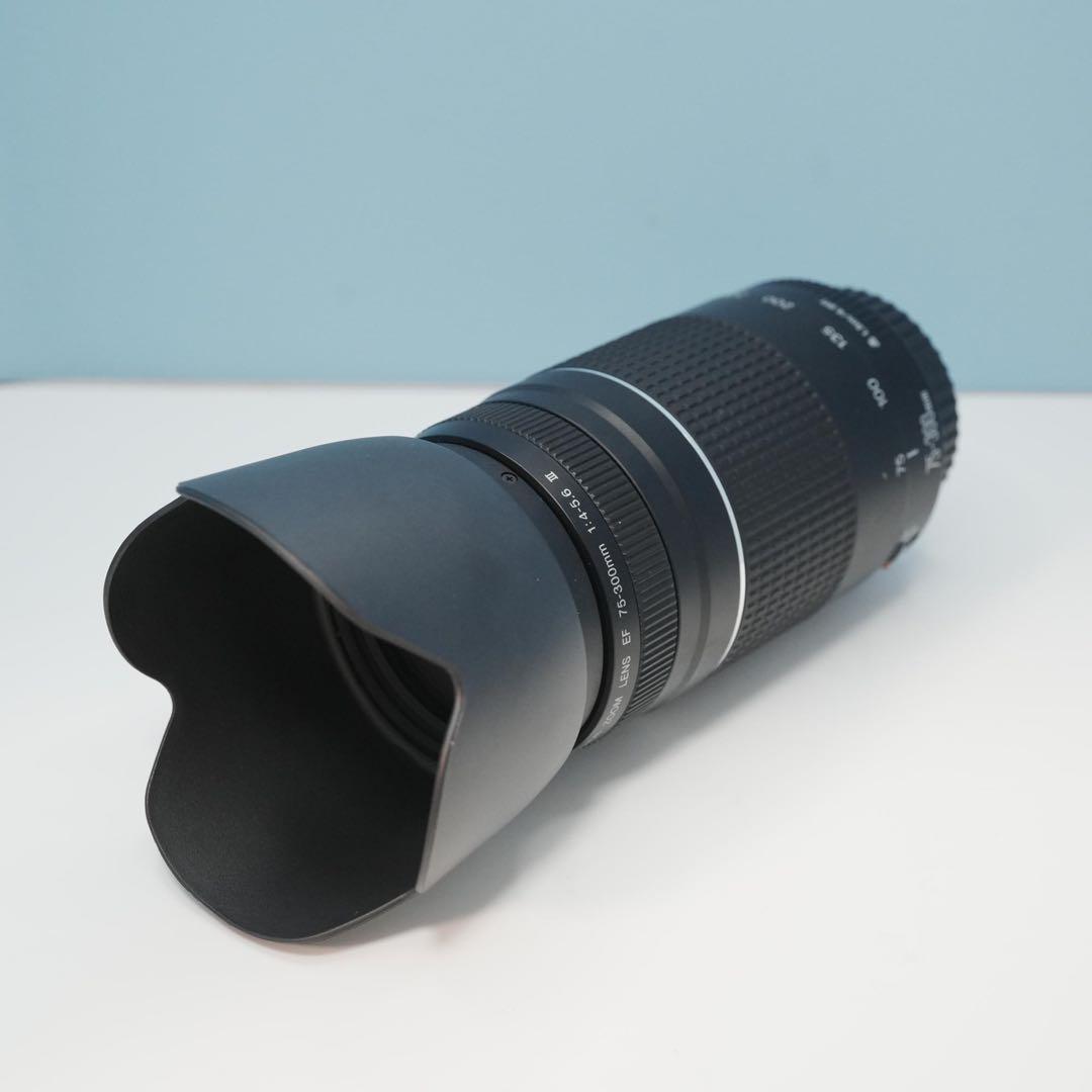 Canon純正 75-300mm 望遠レンズ 極美品 a4896
