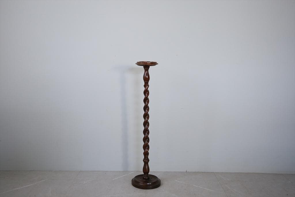 英国アンティーク木製スモーカーズスタンド/灰皿アシュトレイ/タバコ(91-141