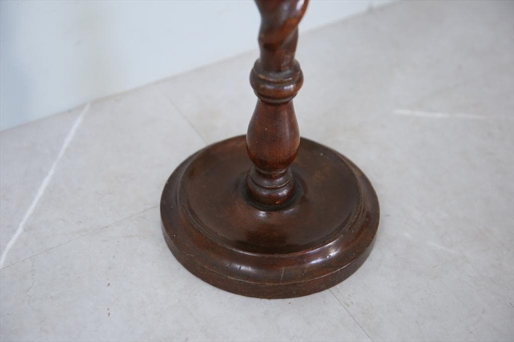 英国アンティーク木製スモーカーズスタンド/灰皿アシュトレイ/タバコ(91-141