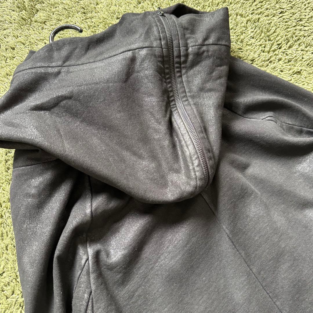 【ユリウスJULIUS APCLPSジオメトリックコーティングパーカーサイズ1】