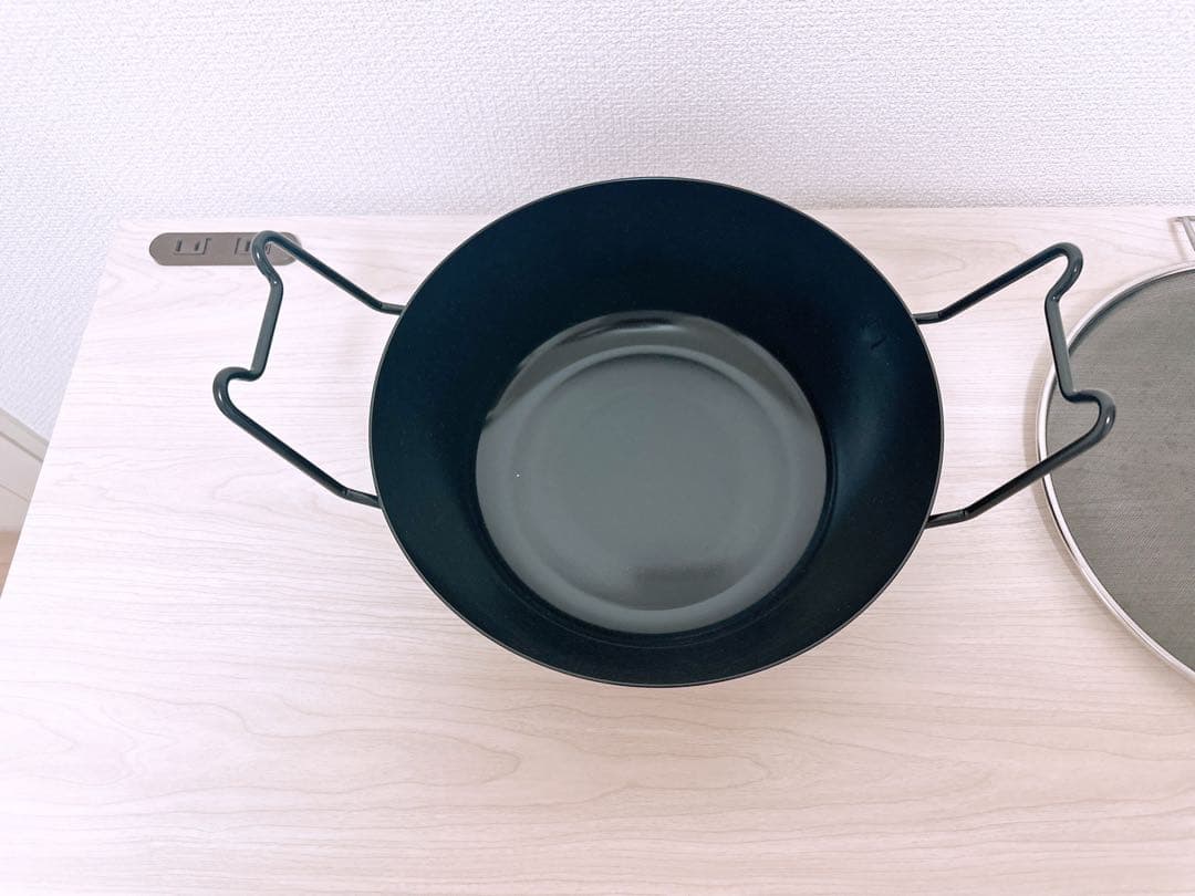 la base（ラバーゼ） 鉄揚げ鍋セット28cm