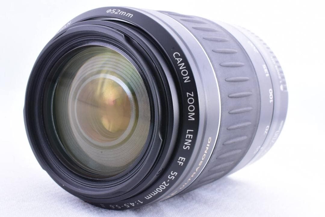 【望遠】Canon キヤノン EF 55-200mm II USM レンズフード