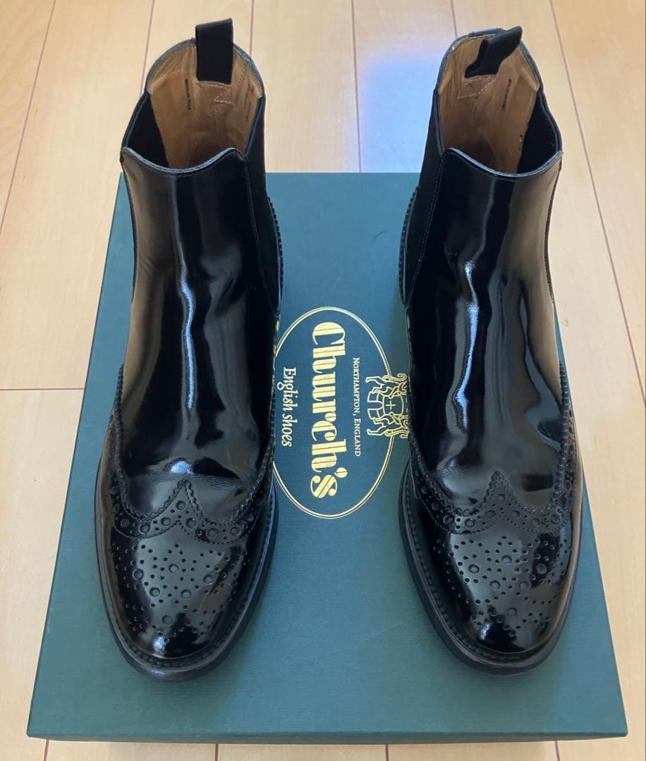 Church's チャーチ　サイドゴアブーツ　ブラック　36