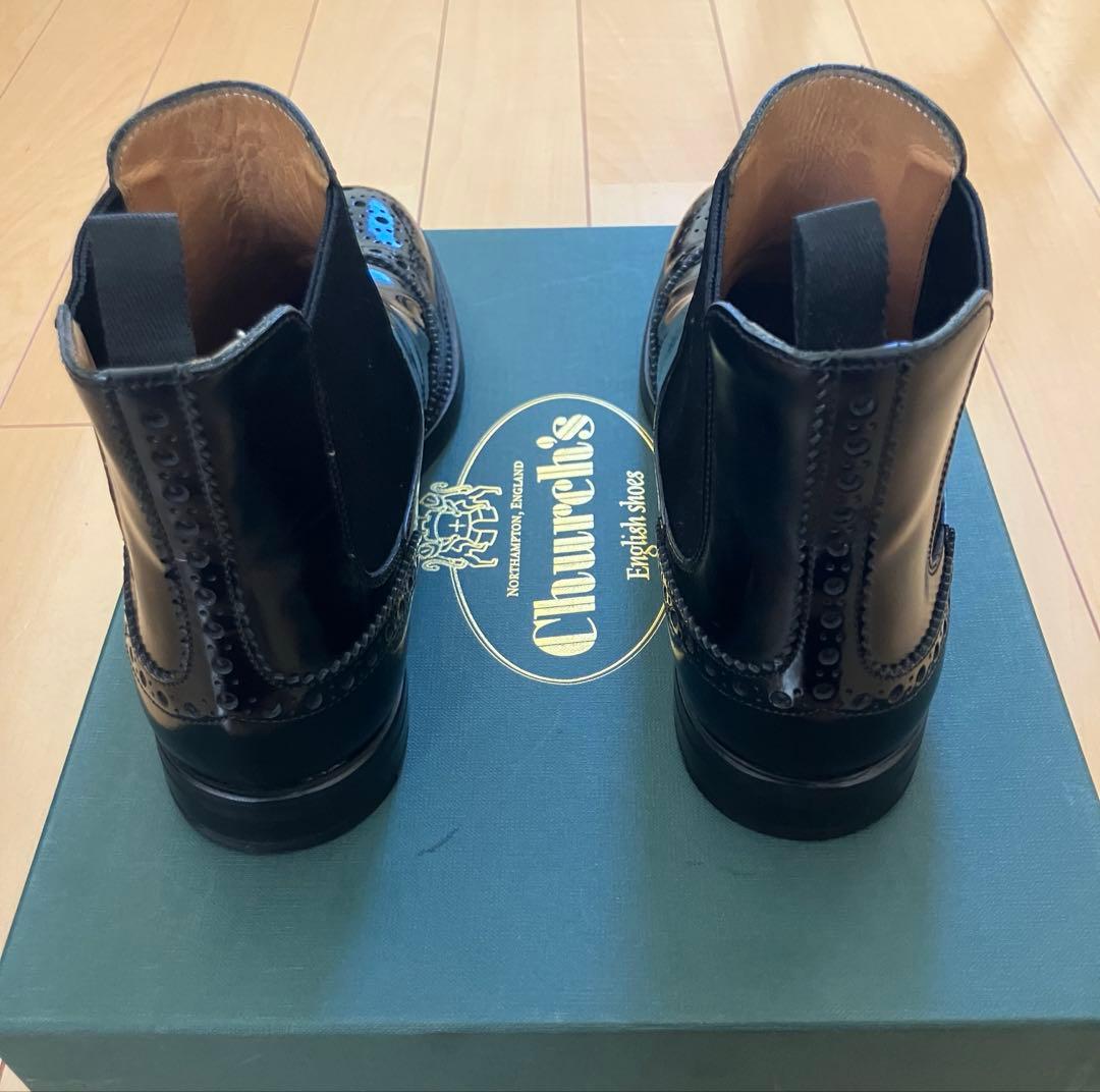 Church's チャーチ　サイドゴアブーツ　ブラック　36