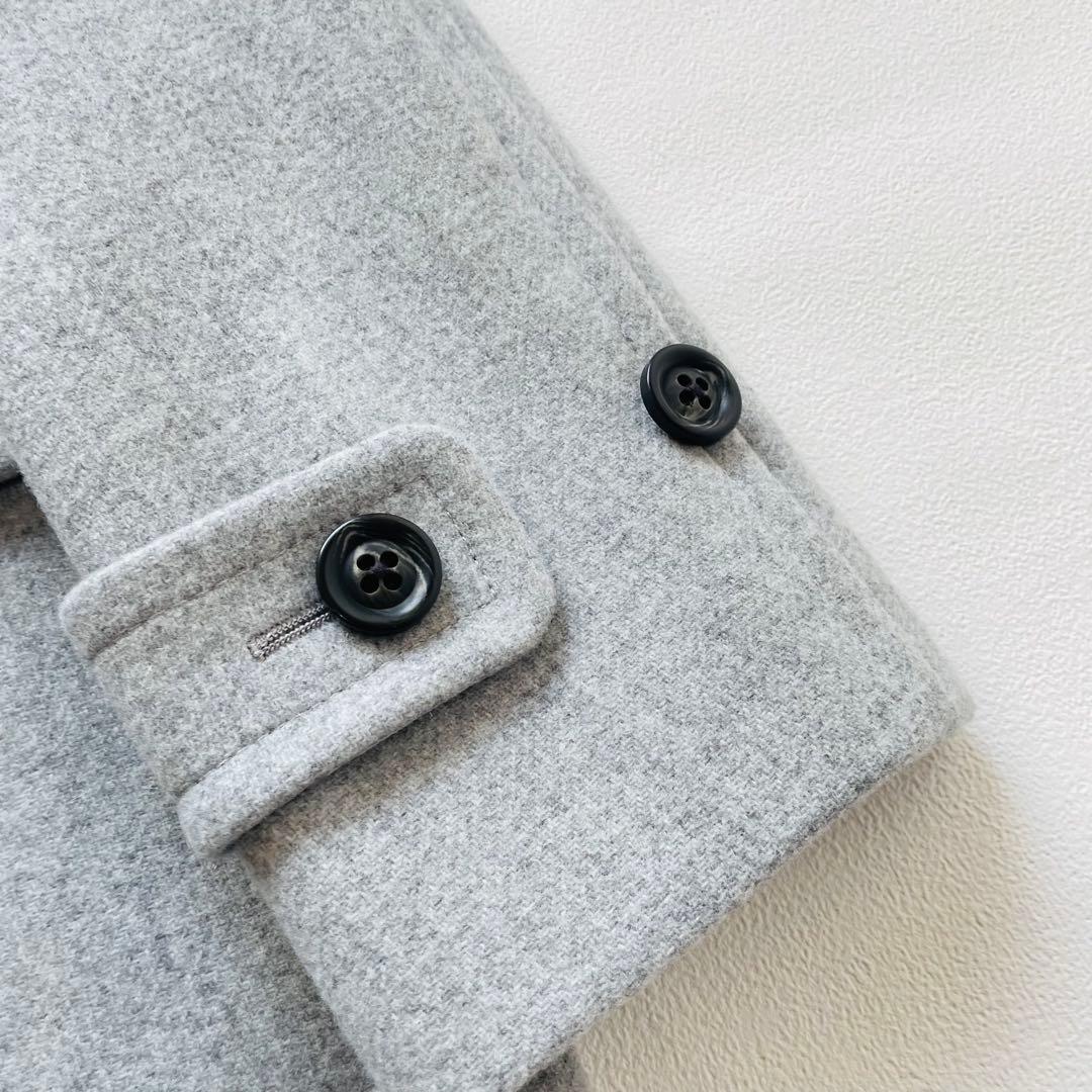 新品タグ付 ユナイテッドアローズ　ダッフルコート　ライトグレー