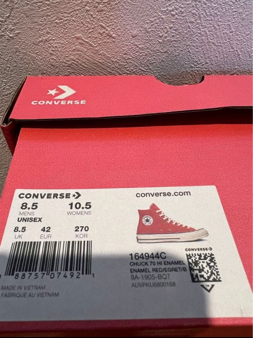 美品　CONVERSE CT70 ハイカット レッド　日本未発売