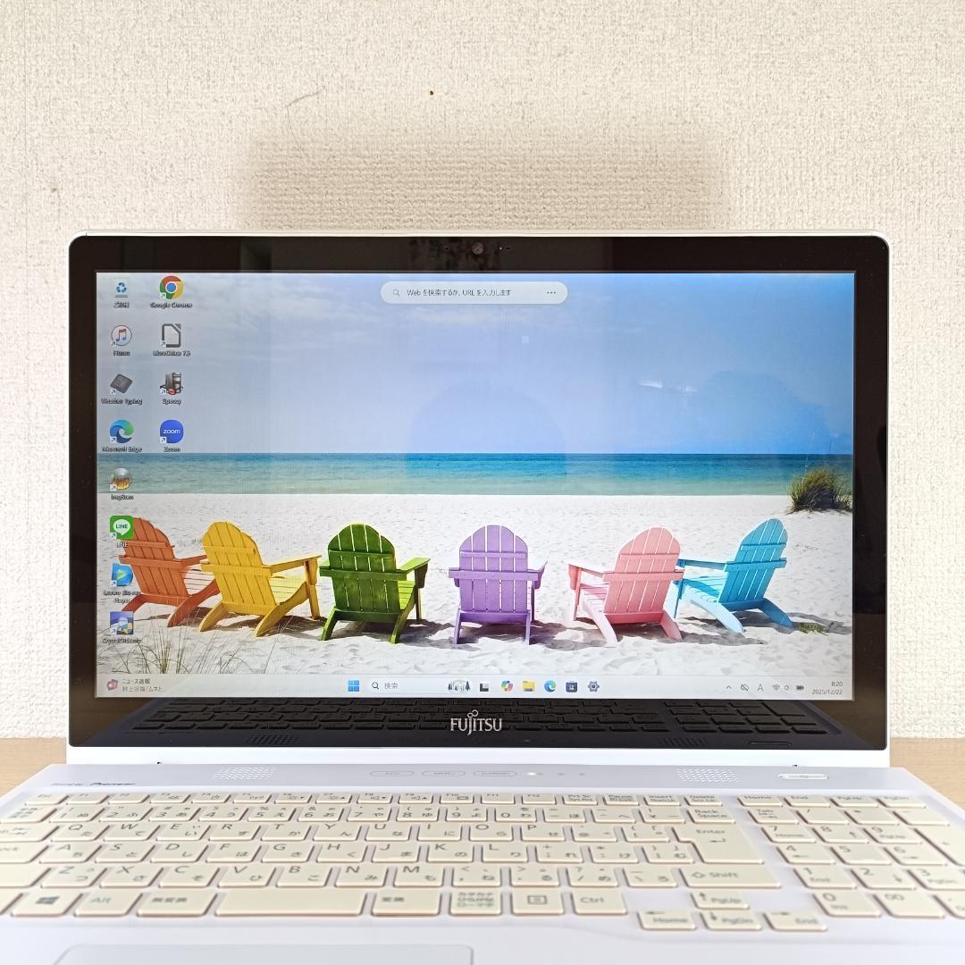 メモリ16GB ノートPC Core i7 Windows11 SSD 富士通