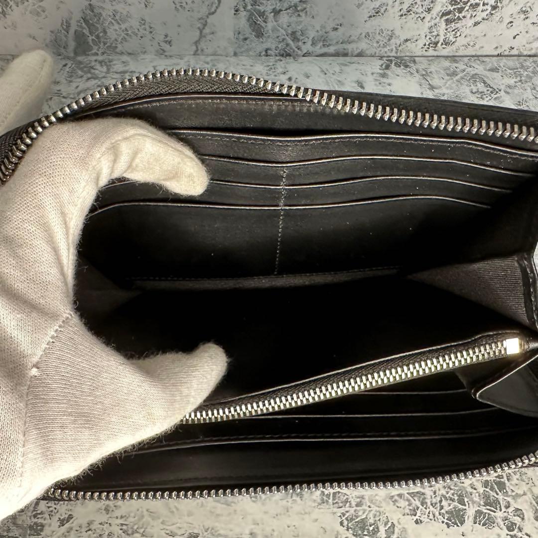 ✨️BURBERRY✨️ バーバリー 長財布 TBロゴ ラウンドファスナー 黒