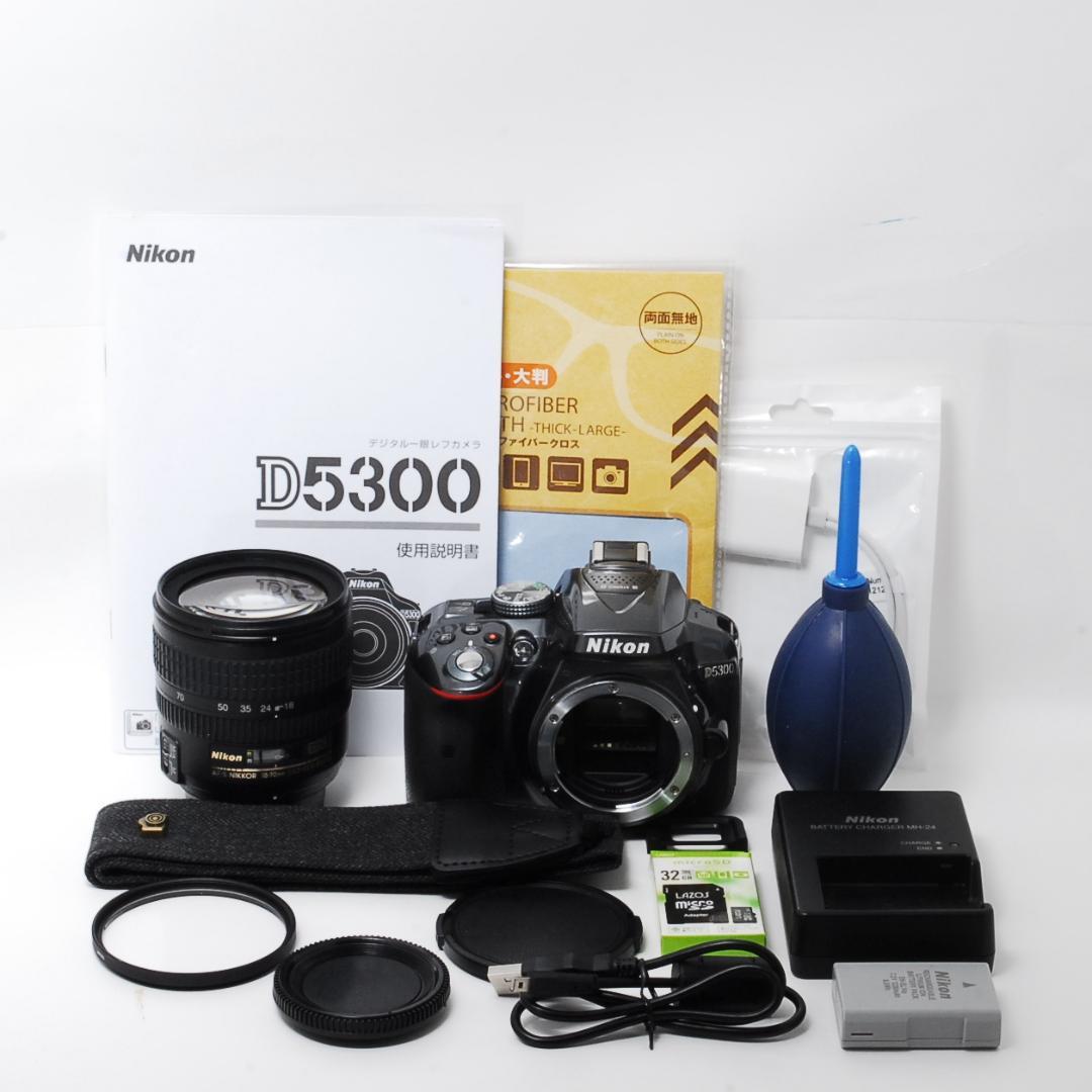 一眼レフ Nikon D5300 高画質Wi-Fi✨標準ズーム付