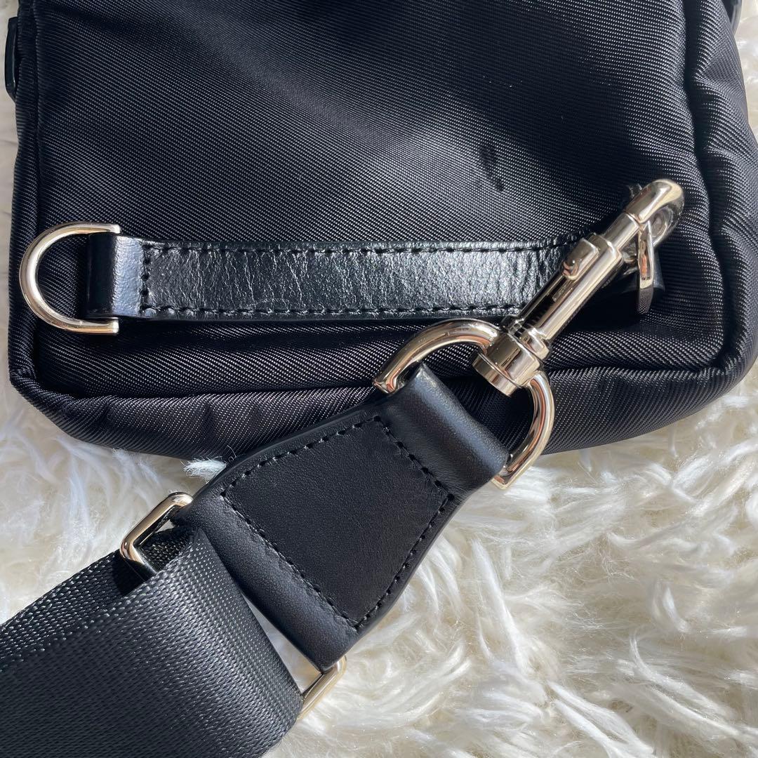 ポールスミス ボディバック ショルダーバッグ レザー ロゴ マルチストライプ