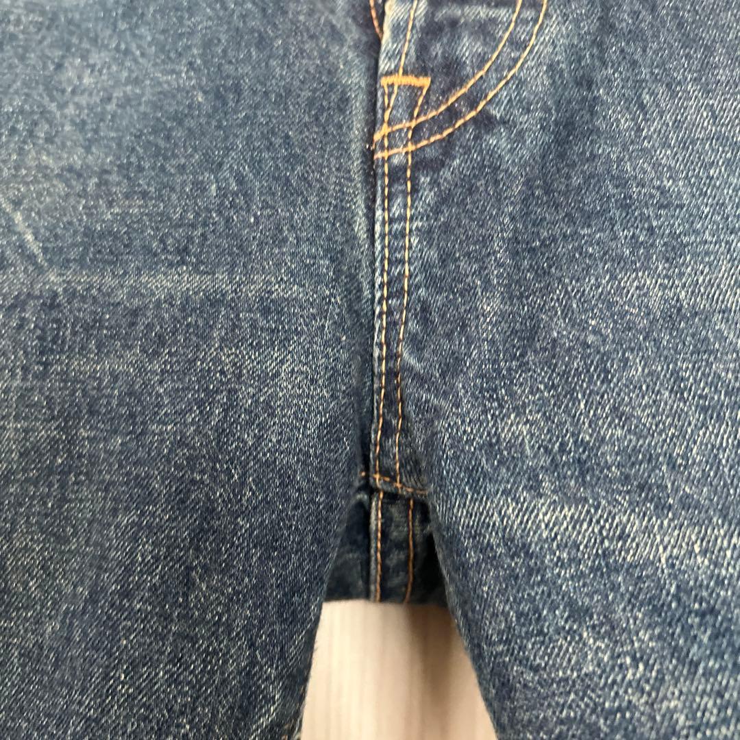 未使用　チマラ　ダメージデニム　ストレート　ヴィンテージミディアム