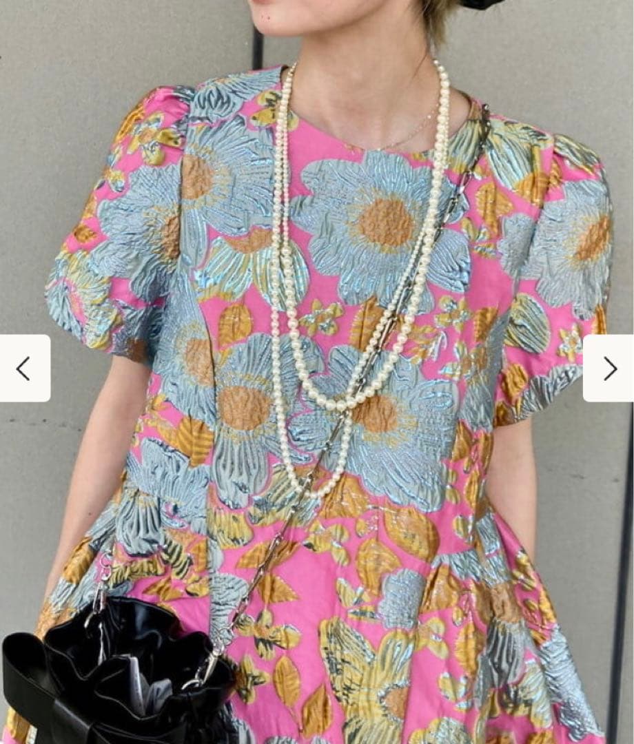 ワンピース sister jane Alegria Jacquard mini Dress