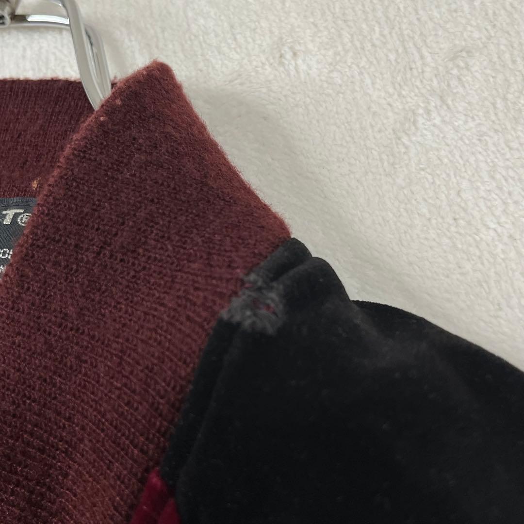 TEN CARAT U.S.S. MIDWAY スカジャン L ボルドー×黒