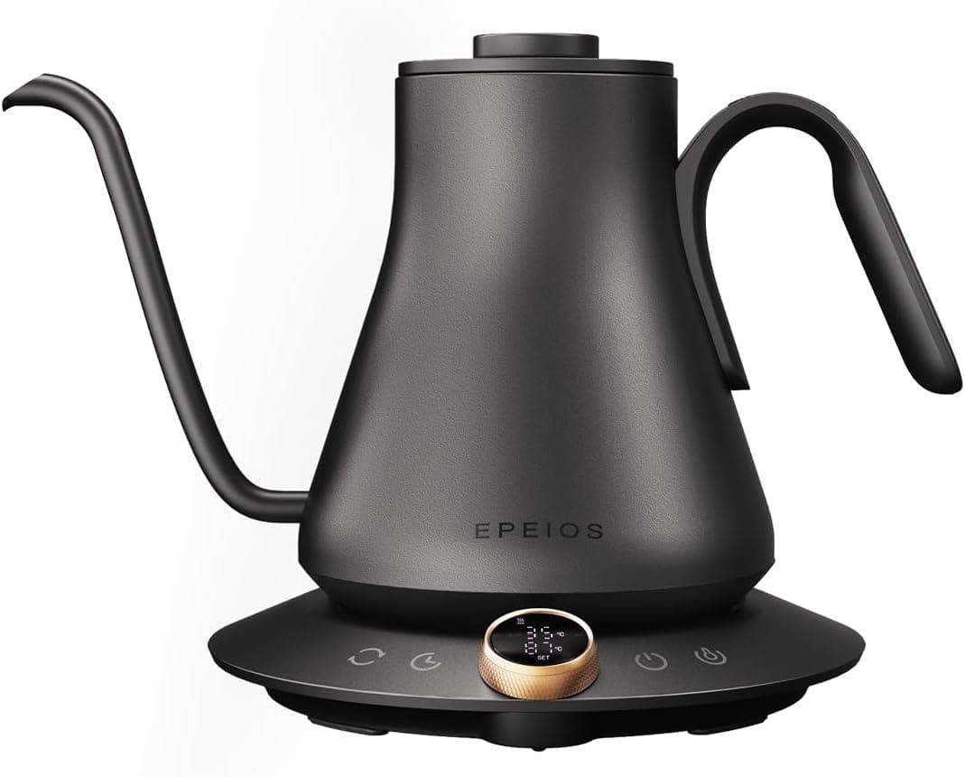 【開封済・未使用】エペイオス 電気ケトル 0.9L 1200W コーヒーポット