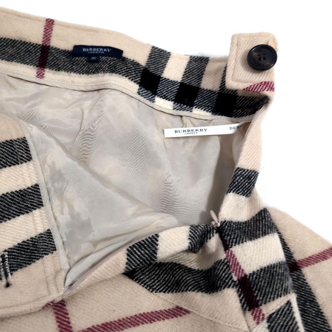 do25 BURBERRY LONDON スカート メガチェック サイズ38