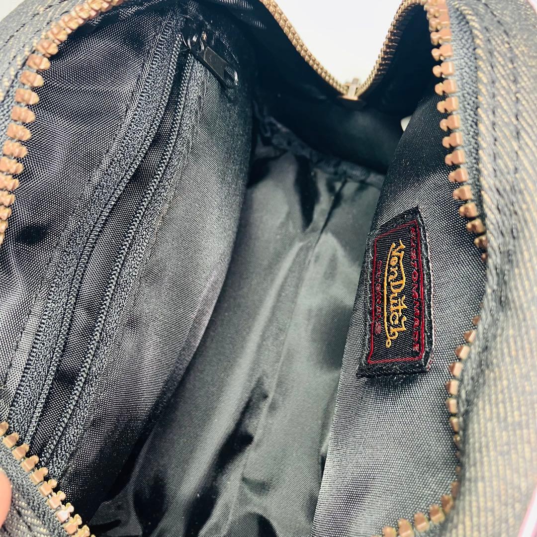 【美品】Von Dutch キャンバス　ミニボストンバッグ ブラック　ピンク
