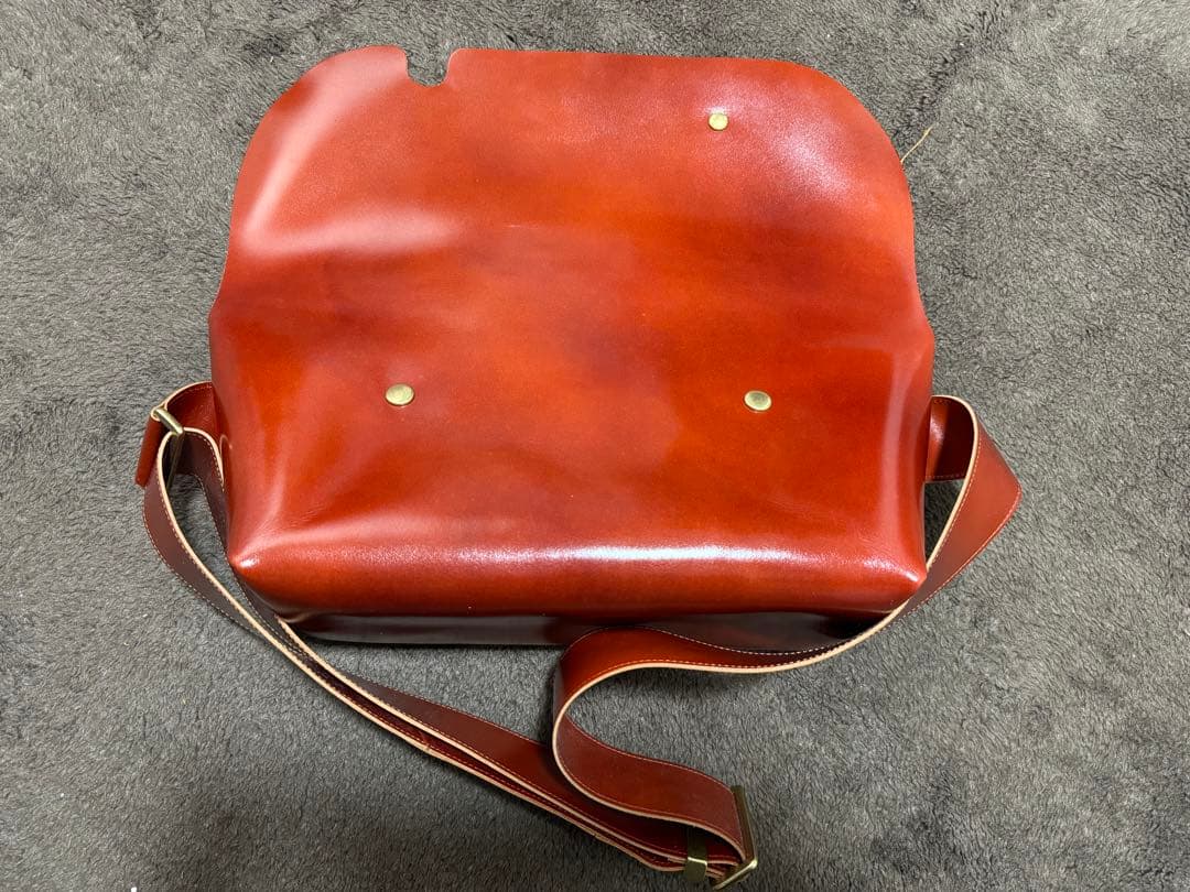 極美品　uni&co サイズS キャメル　レザーストラップ　カバー付き