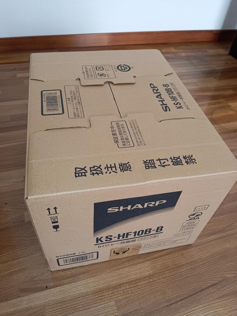 SHARP KS-HF10B-B IHジャー炊飯器 （保証書付き）