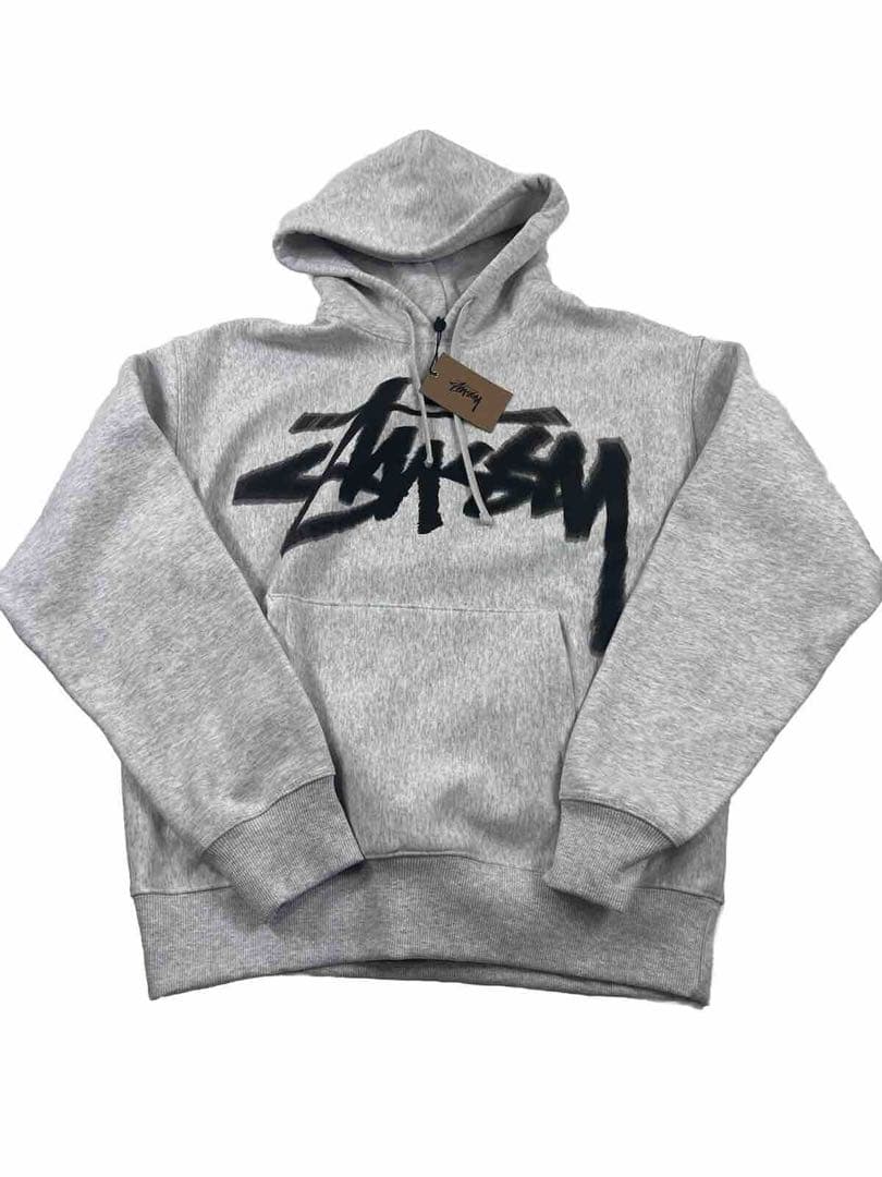 STUSSY Dizzy Stock Hoodie アッシュヘザー