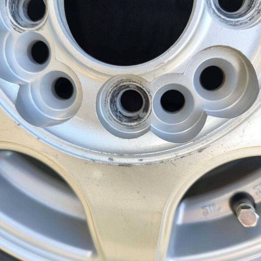 ①ブリヂストン W300 145R12 タイヤ×アルミ セット品 ２本