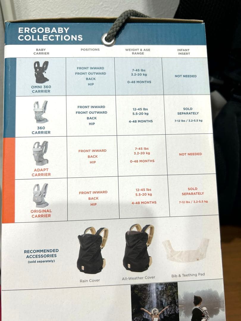 【美品】エルゴベビー 抱っこ紐 ブラック オムニ360 メッシュ