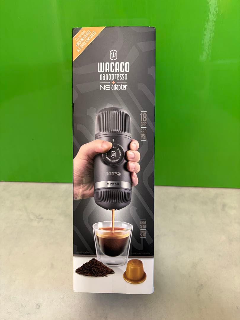 WACACO手動エスプレッソ携帯コーヒーNanopressoNSアダプターセット