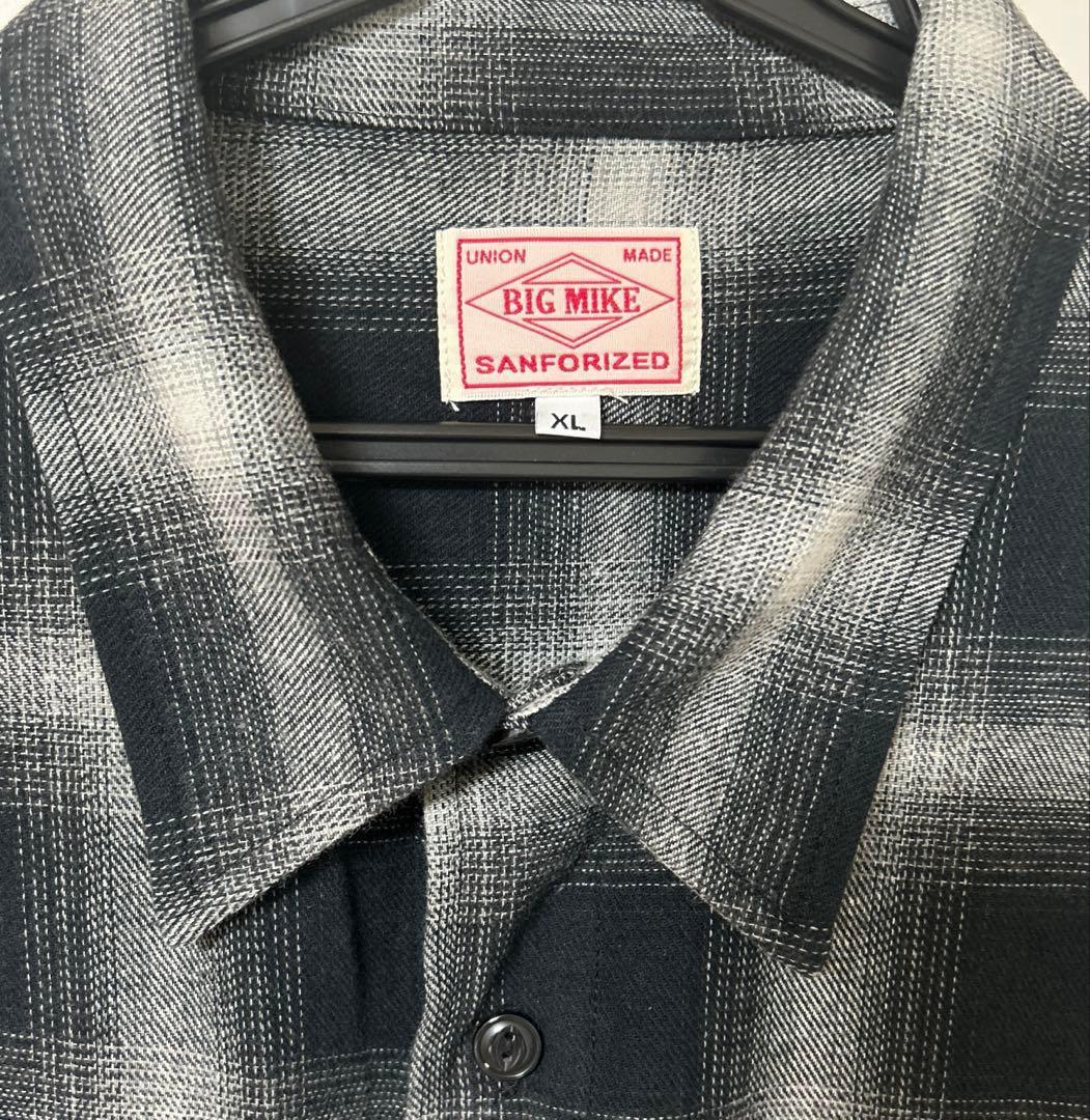 BIG MIKE 山田蓮 オンブレチェック シャドーチェック ボードシャツ