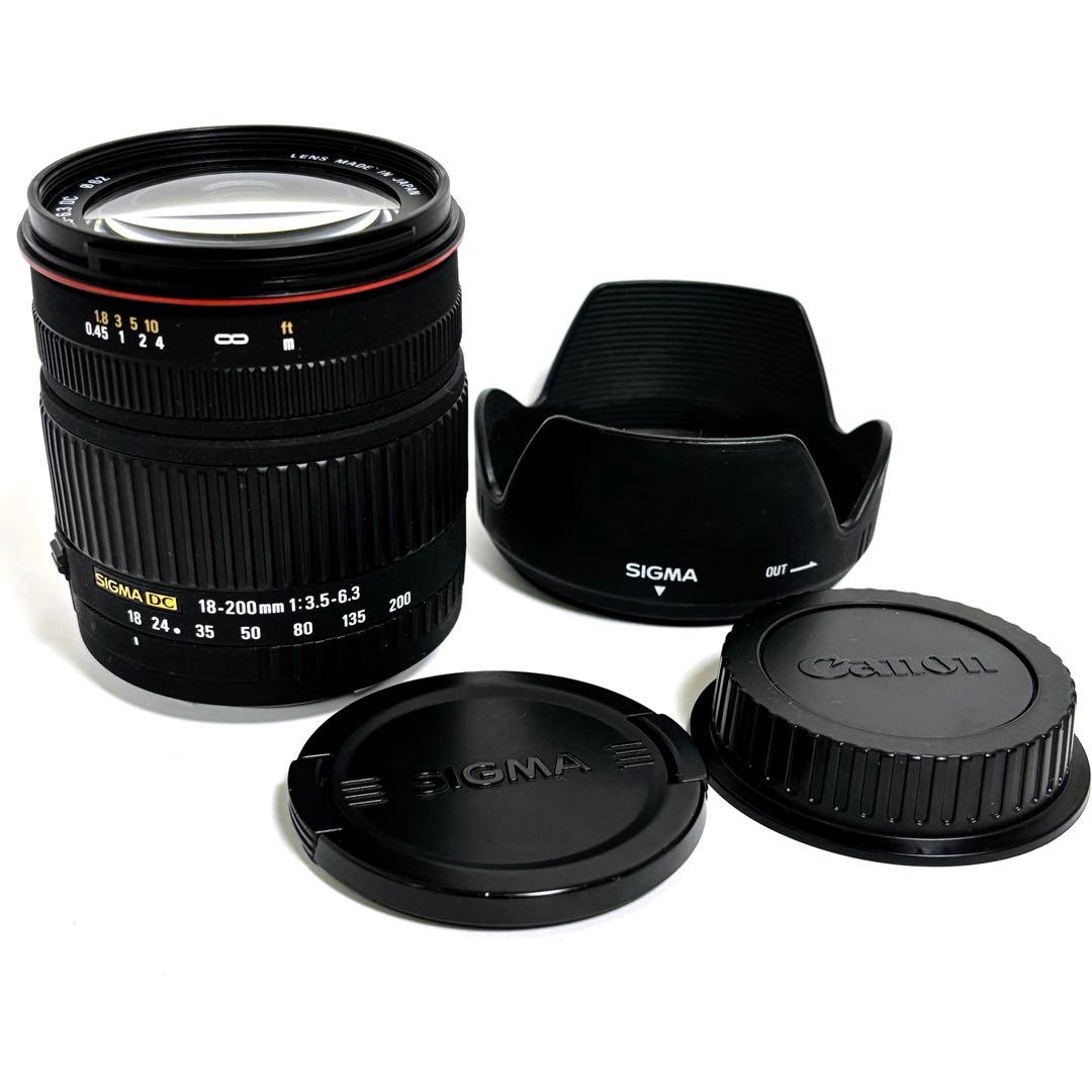 美品♪ SIGMA ZOOM 18-200mm 人気☆Cannon用ズームレンズ