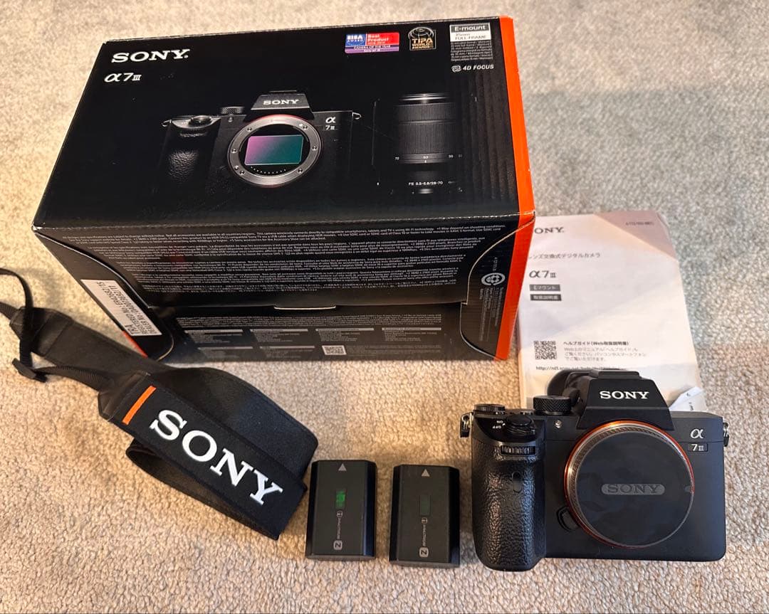 ユ*キ様 極美品　メーカーメンテナンス済　防湿庫保管　SONY α7 III 本