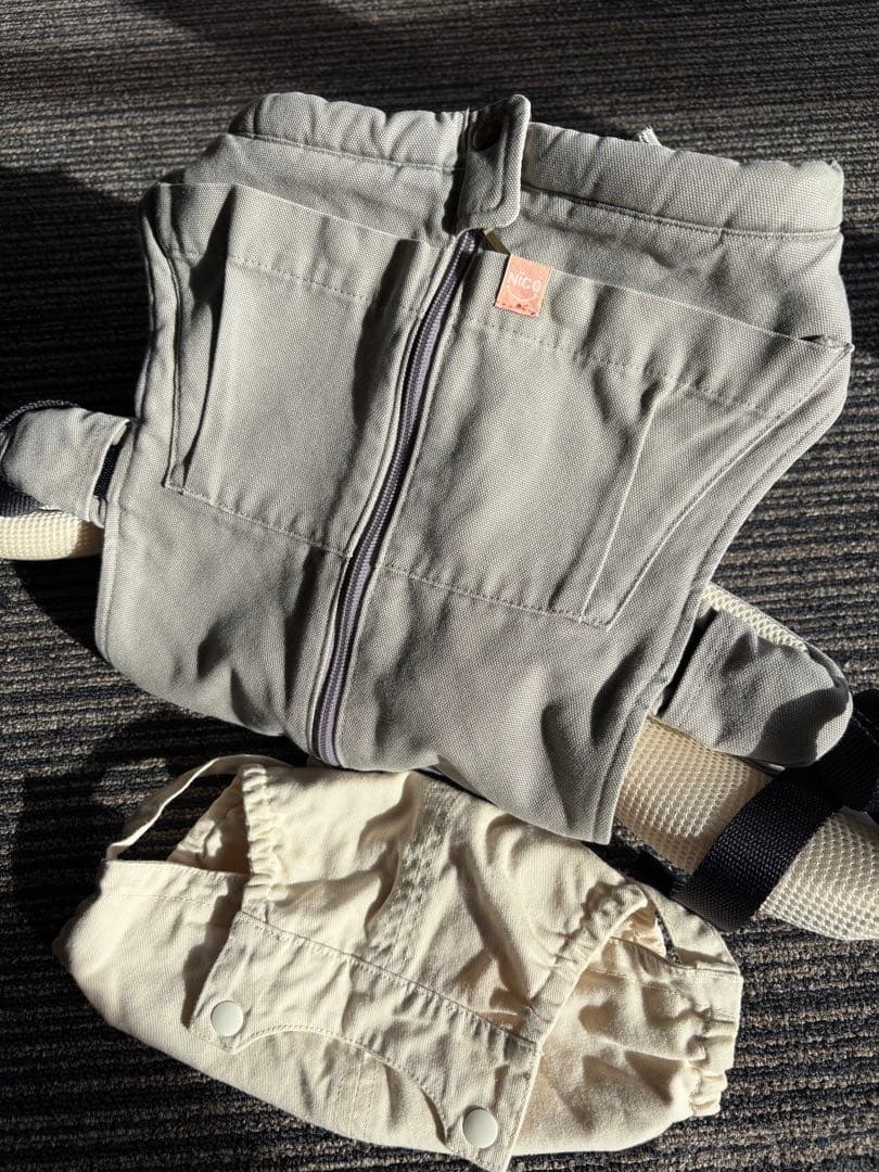 【美品】CUSE BERRY NICO 抱っこ紐 グレージュ