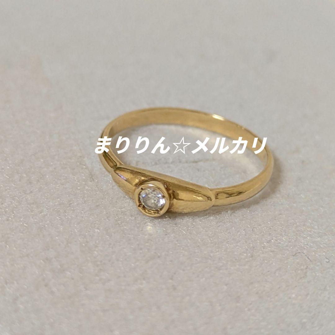 K18 ダイヤモンドリング ジュエリーマキ