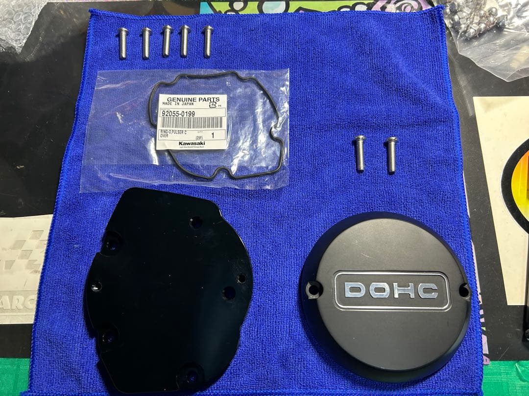 Z900RS Z1タイプポイントカバー　パッキン、ボルト付き