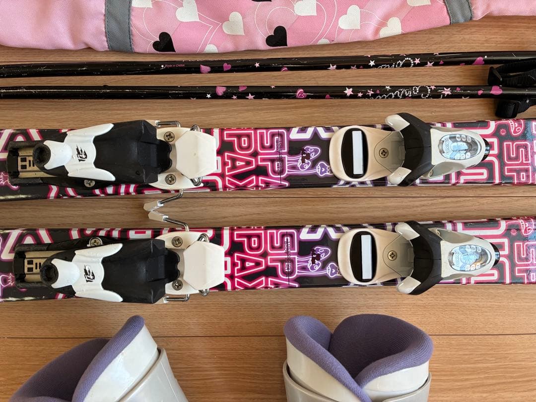 KAZAMA ジュニアスキー4点セット カザマ レディース 女の子 キッズ