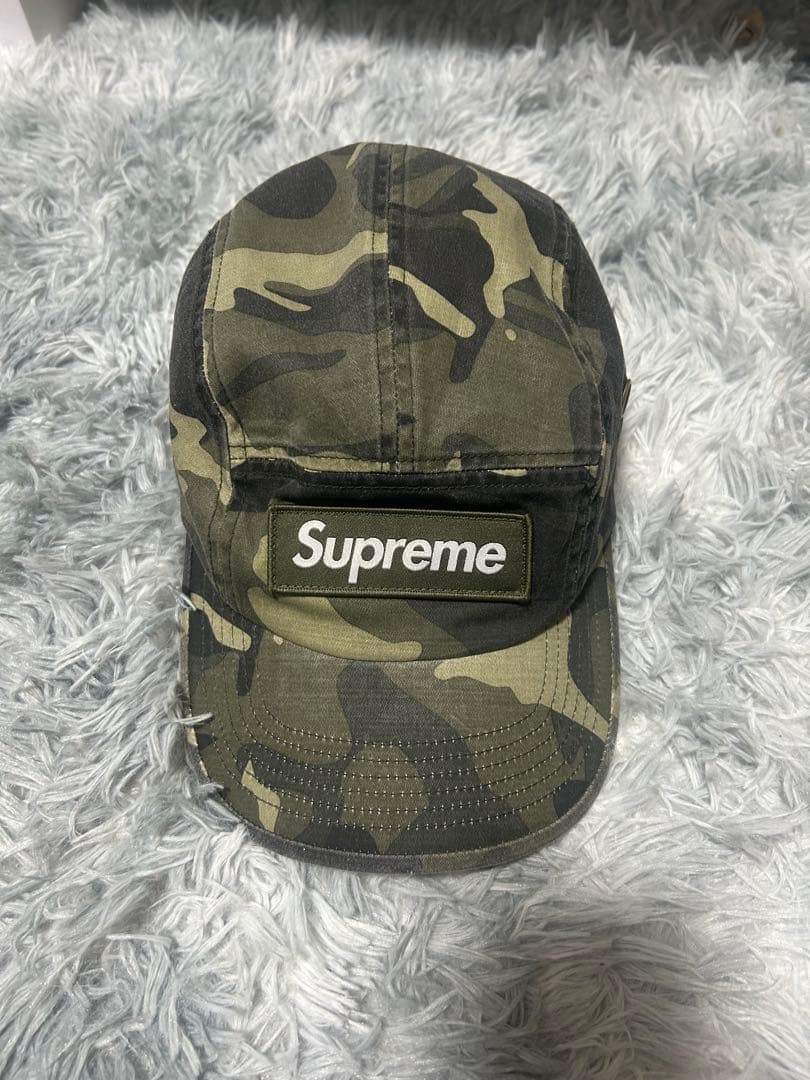Supreme Camp Cap シュプリーム 迷彩 ボックスロゴ キャップ