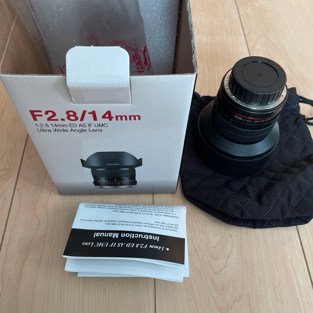 Samyang 14mm F2.8 Kマウント　PENTAX