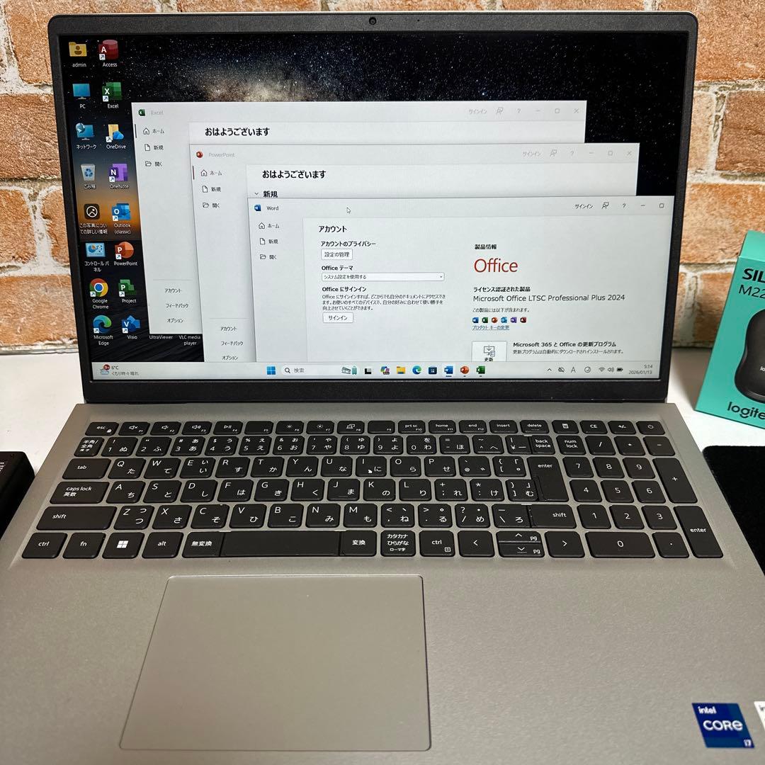 美品DELLノート PC Core i7 第11世代　メモリ16GB Win11