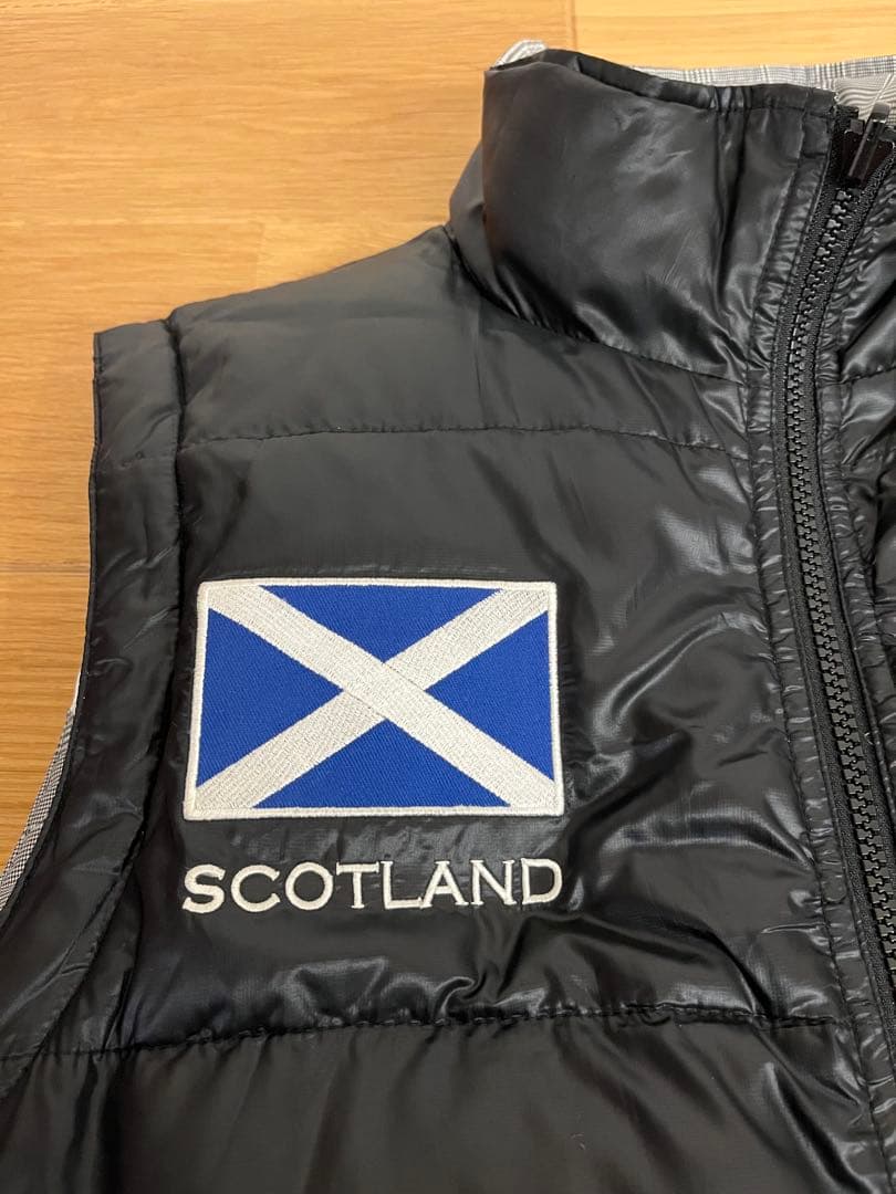 Admiral リバーシブル ダウンベスト ブラック・グレー