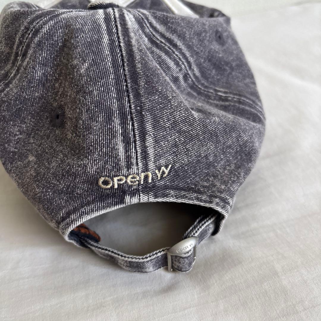 正規品　OPEN YY キャップ　ブラウン　YY COTTON BALL CAP