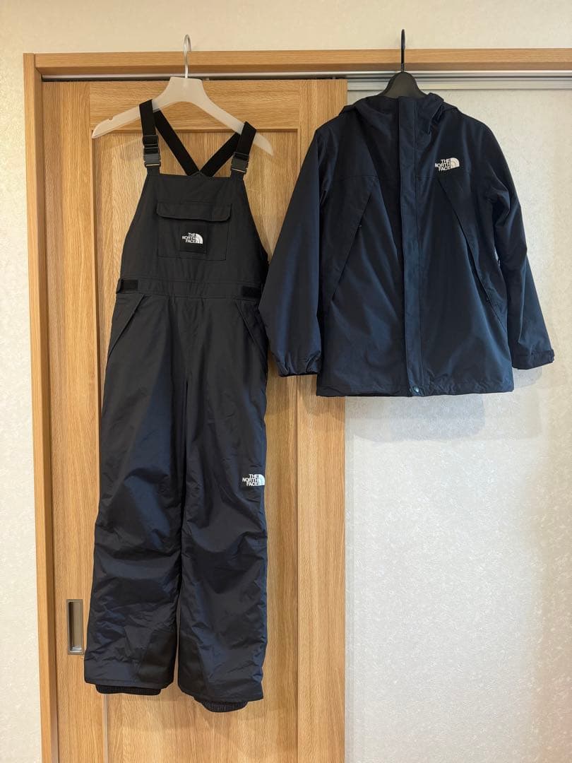 THE NORTH FACE スノーボードウェア 上下セット 150 ブラック
